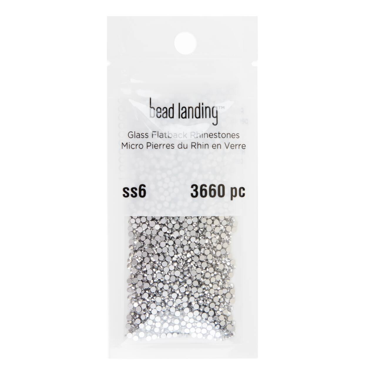 12 Pack: SS6 Glass Flatback Rhinestones by Bead Landing™